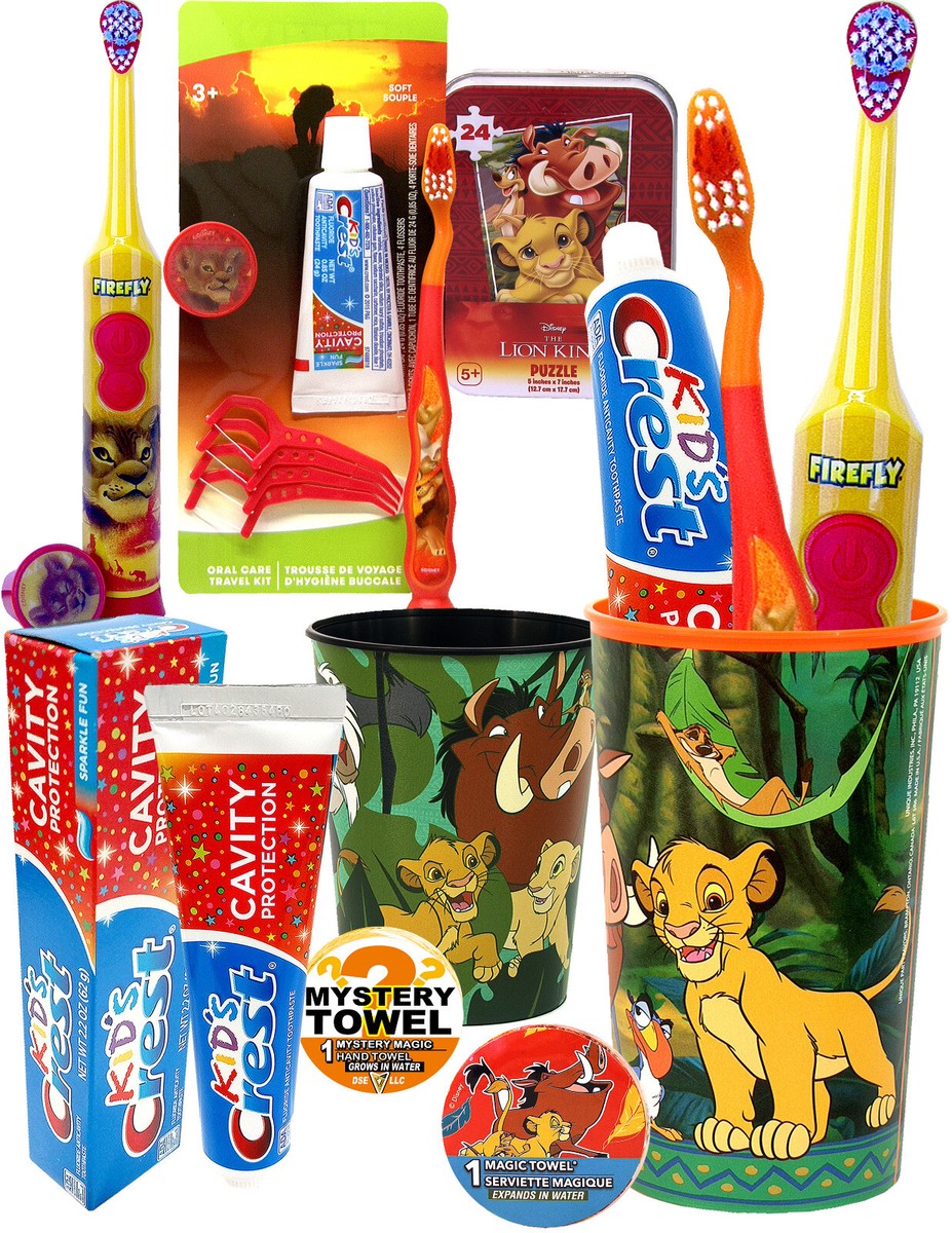 Lion King Deluxe 8pc Oral Care Kit with DSE Bonus Mystery