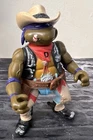 Vintage 1992 Wacky Wild West Cowboy Don Teenage Mutant Ninja Turtles w/Holster