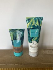 Bath  Body Works Thailand Sweet Kiwi Starfuit Exfoliating Body Scrub  Wash Set