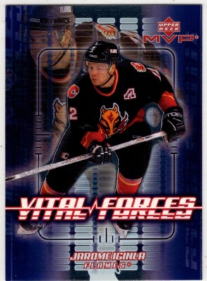 2002 Upper Deck Hockey Jarome Iginla No. VF4 Calgary Flames
