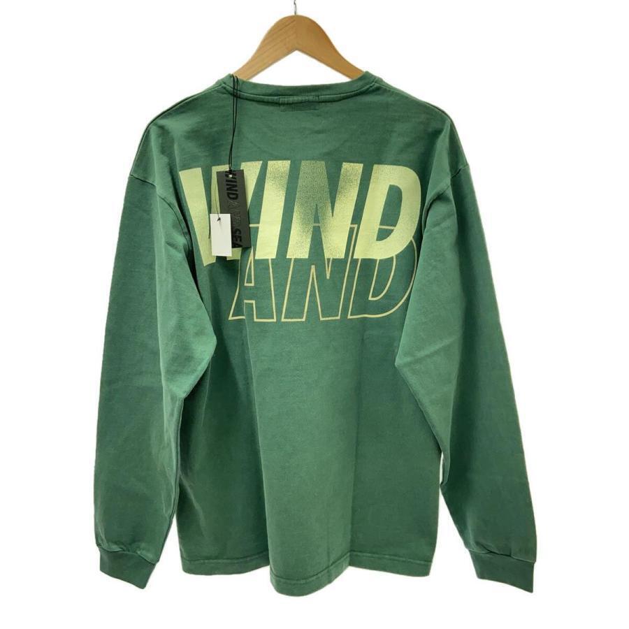 Wind And Sea P-Dye L/S Tee/Long Sleeve T-Shirt/L/Cotton/Grn Wind And Sea P-Dye L/S Tee/Long Sleeve T-Shirt/L/Cotton/Grn