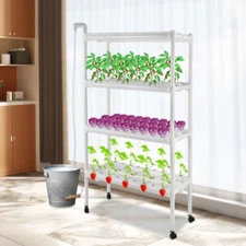 Modern Hydroponic Grow Kit Hydroponics System 108Plant Sites 4 Layers 12 Pipes