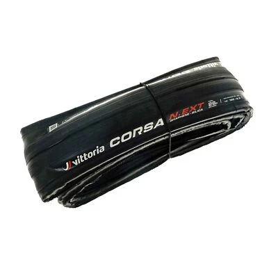 Vittoria Corsa N.EXT 700 x 26C G2.0 Clincher Road Bike Tire Foldable Black