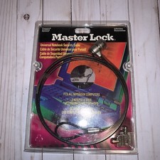 New Sealed Master Lock Universal Notebook Security Cable