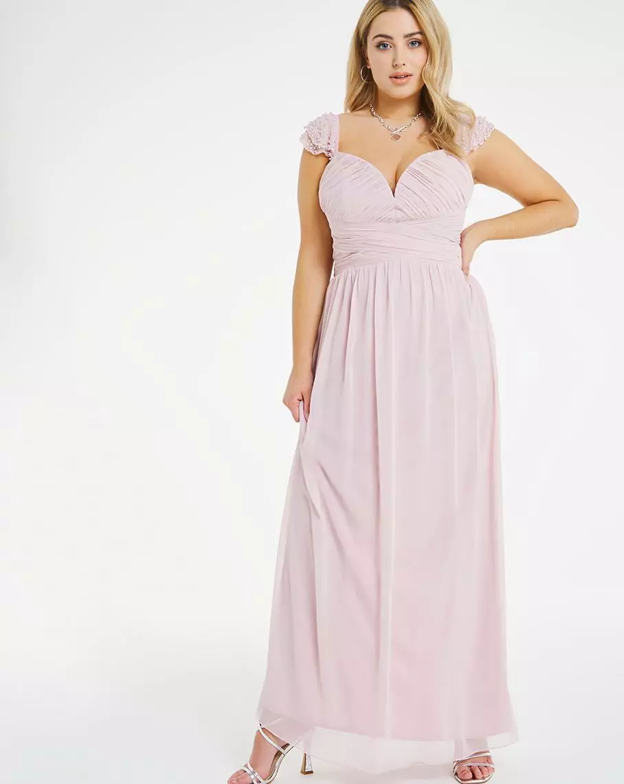 Little mistress top pearl maxi