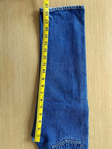 Jeans de mezclilla vintage Levi’s Big E con ribete para niños talla 18x18 PUNTADA ÚNICA - Imagen 21 de 24
