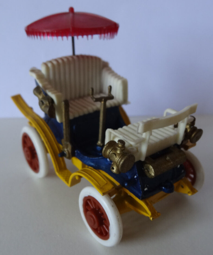 Jouet Ancien Voiture De Dion Bouton Vis à Vis 1901 - TN Toys Nomura Japon, Tôle Litho, 24.7cm (non Fonctionnel)