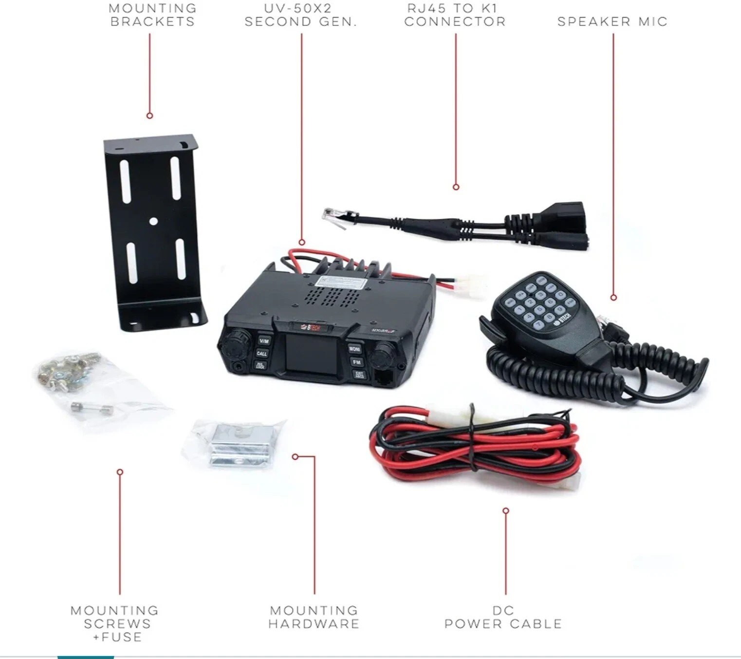 UV-50X2 Mobile Transceiver - Thumbnail 4