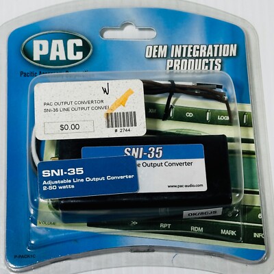 PAC SNI-35 Variable LOC Adjustable Line Output Converter 2-50 Watts