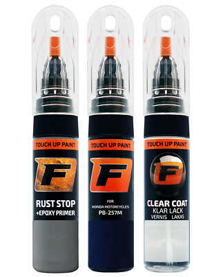 für HONDA MOTORRAD PB-257M LAPIS BLUE LACKSTIFT Reparatur Set Autolack Kratze