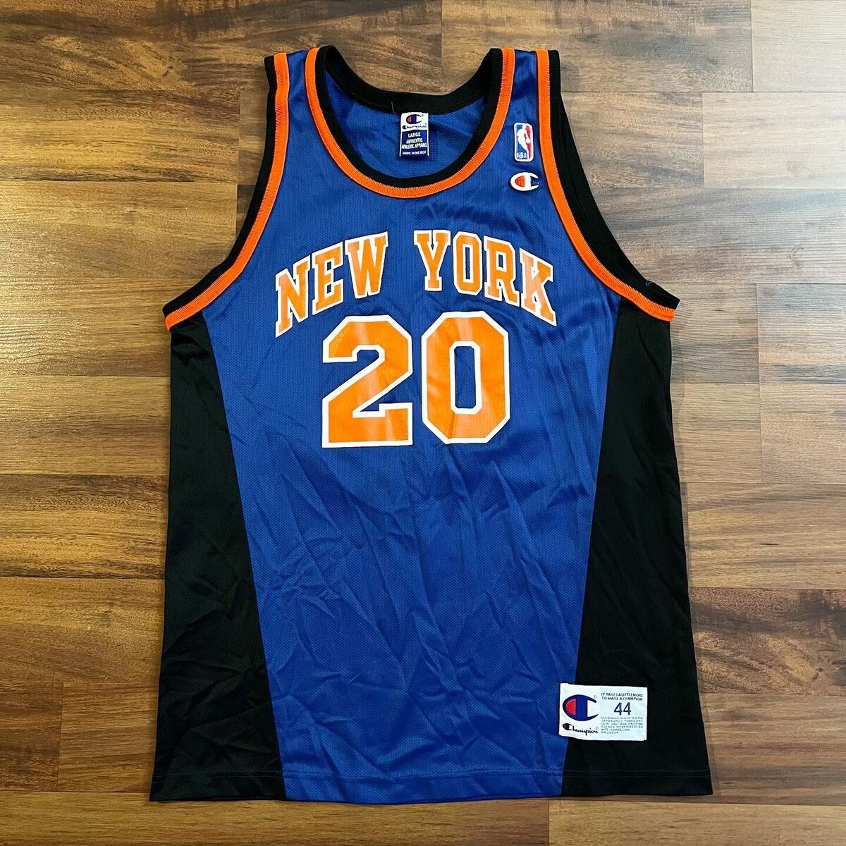 Vintage NBA Champion Allan Houston New York Knicks Jersey Sz Vintage NBA Champion Allan Houston New York Knicks Jersey Sz