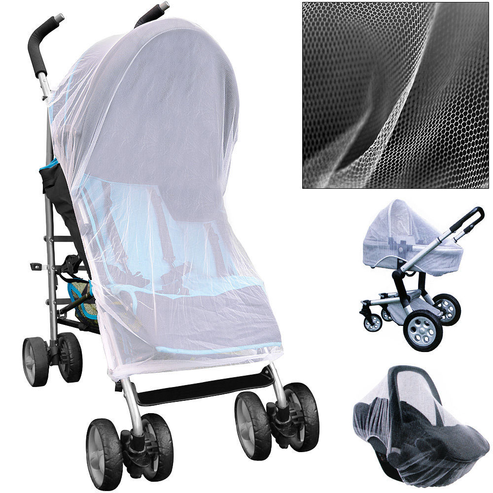Universal Stroller Mosquito Net Pram Baggy Insect Protection Net Safe Mesh Cover