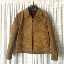 Schott NYC Duke 370 Rough Out Leather Jacket Size M