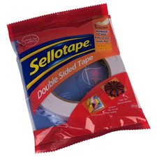 Sellotape Double Sided Tape 12mm x 33m Clear Sticky Tape for Craft Photo