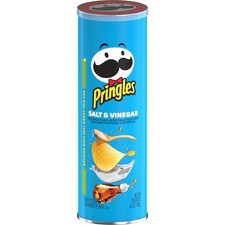 Pringles Salt Vinegar Potato Crisp, 5.5 Ounces, 14 Per Case