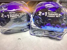 2 In 1 Adjustable In Line Training Skates With Protective Gear 1-4
