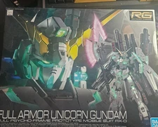 Bandai Hobby Gundam UC Full Armor Unicorn Gundam RG 1/144 Model Kit USA Seller