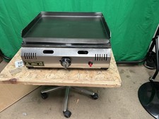 TurcoBazaar 50 cm Gas Hot Plate Grill – Stainless Steel Commercial Griddle