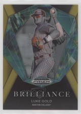 2022 Panini Prizm Draft Picks Brilliance Gold Prizm 8/10 Luke Gold #BR-LG 1t3