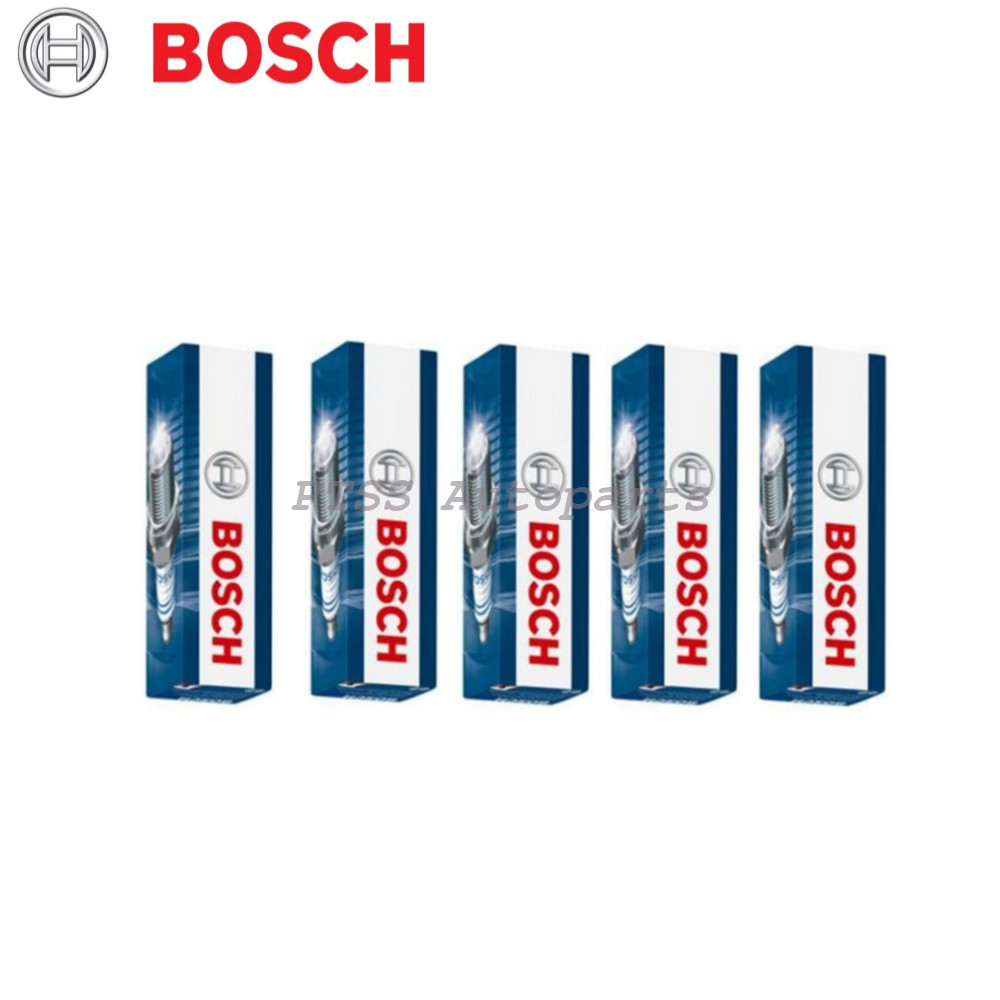 5 pcs 101905601E OEM BOSCH Spark Plug For VW Jetta 2008-2010 Beetle GOLF 2.5L