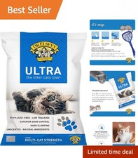 40 lb Bag of Ultra Clumping Clay Cat Litter   Ideal for Multi-Cat Households
