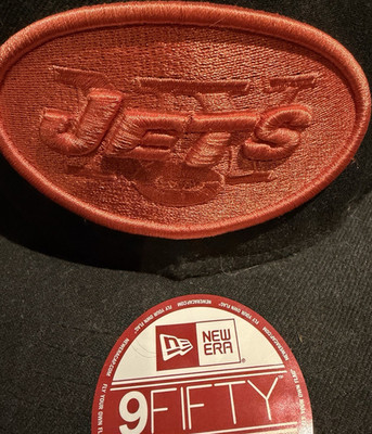 New Era 9FIFTY Snapback NFL Cap New York Jets Schwarz Rot Baseball Fanartikel