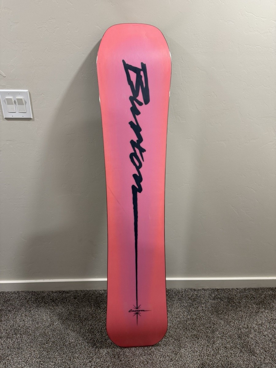 Burton Custom Snowboard 150cm Flying V Channel Mount Black Top