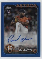 2024 Topps Chrome Update Blue Refractor 132/150 Ronel Blanco #AC-ROBL Auto 03ox