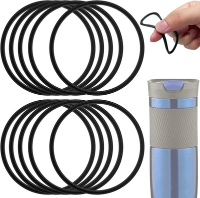 10 Pcs Replacement Rubber Lid Seals Compatible with 16 & 20 Oz Contigo Snapseal 