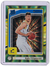 2024-25 Donruss Basketball Holo Green Laser #233 Kyle Filipowski Rated Rookie