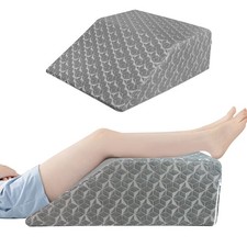 Leg Elevation Pillow, Bed Wedge for Sleeping Back Support, 8'' Led Elevating ...