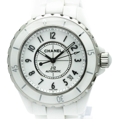 CHANEL J12 Ceramic Automatic Mens Watch H0970 Polished BF589372