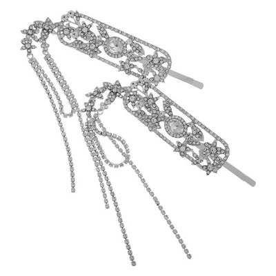2 Pcs Pince À Cheveux De Mariage Accessoires Pour La Fête Des Mères - Photo 1/4