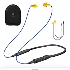 MIPEACE Bluetooth Earplug Headphones, Neckband Wireless Earbuds Blue 
