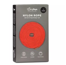 Easytoys Nylon Bondage Rope 5m Ideal for Red BDSM Binding