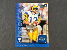 1999 LEAF ROOKIES & STARS FOOTBALL KURT WARNER #288 ROOKIE CARD ST LOUIS RAMS RC. rookie card picture
