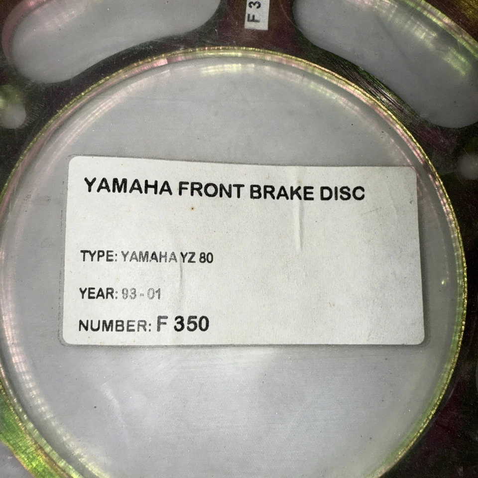 Rotor de freno delantero Yamaha YZ80 1993-2001 R12.BX5 Foto 3 de 4