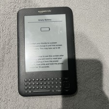 Amazon Keyboard Kindle 3rd Gen Wi-Fi 6" D00901 Bundle With Case Not Charging