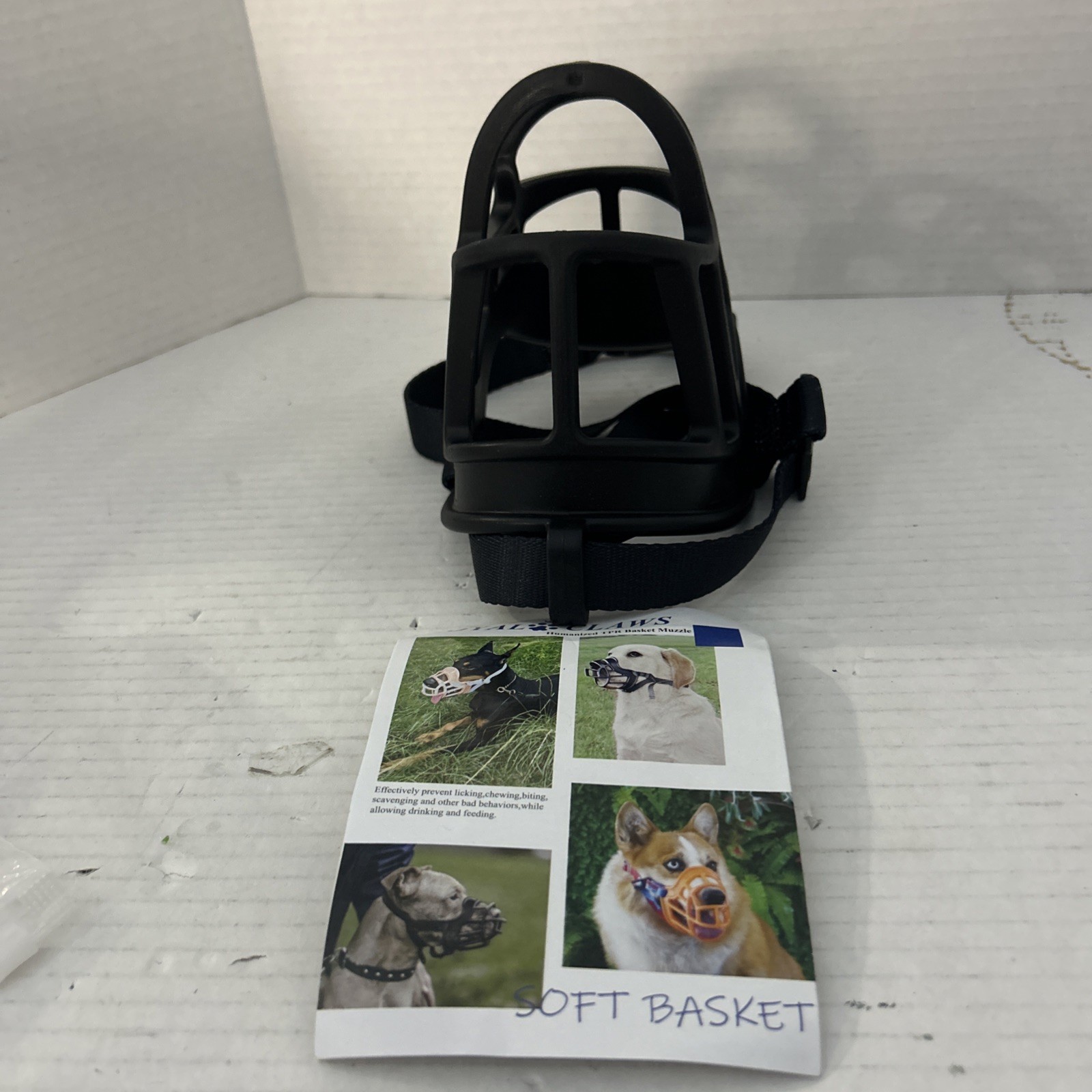 Royal Claws Dog Muzzle Basket Anti Biting Chewing Cage Muzzle Size 5