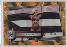 2025 Topps Chrome WWE Sapphire Edition Gold 49/50 Zelina Vega #196 3hd