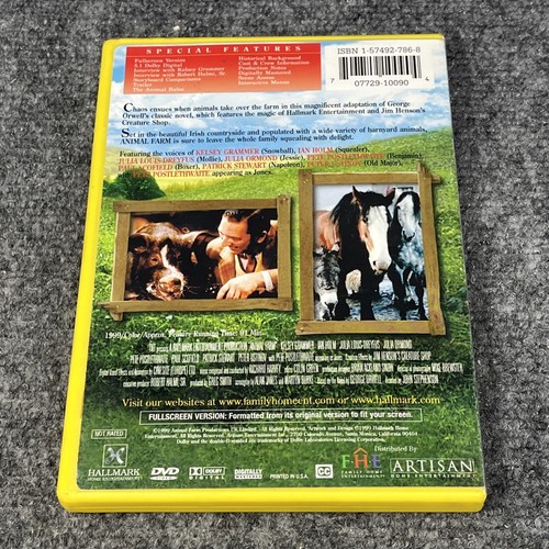 Animal Farm DVD 1999 George Orwell Jim Henson Creature Shop Hallmark Movie - Picture 4 of 5