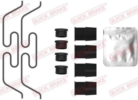 ZubehöRkit, Scheibenbremsbelag Quick Brake 109-0090 FüR Volvo Land Rover Jaguar-image