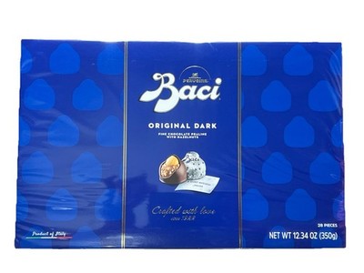 Perugina Italia Baci Dark Chocolate with Hazelnut 28-pc Box