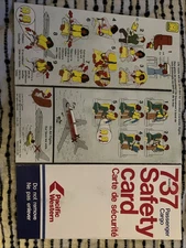PACIFIC WESTERN / Passenger Cargo B 737 4/86 Safety Card