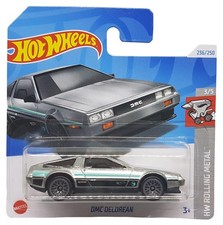 Hot Wheels - DMC Delorean - HW Rolling Metal 3/5 - HTF28 - Short Card - TH Treas