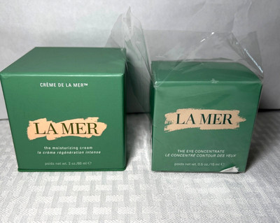LA MER The Moisturizing Soft Cream 2oz. & Eye Concentrate 2 LM Items $665 MSRP!!