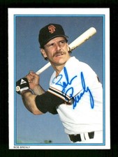 1985 Topps All Star Glossy #3 Bob Brenly signed autograph  BXCP17