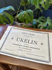 Antique Directions For Playing the Ukelin 1925 International Musical Corp.
