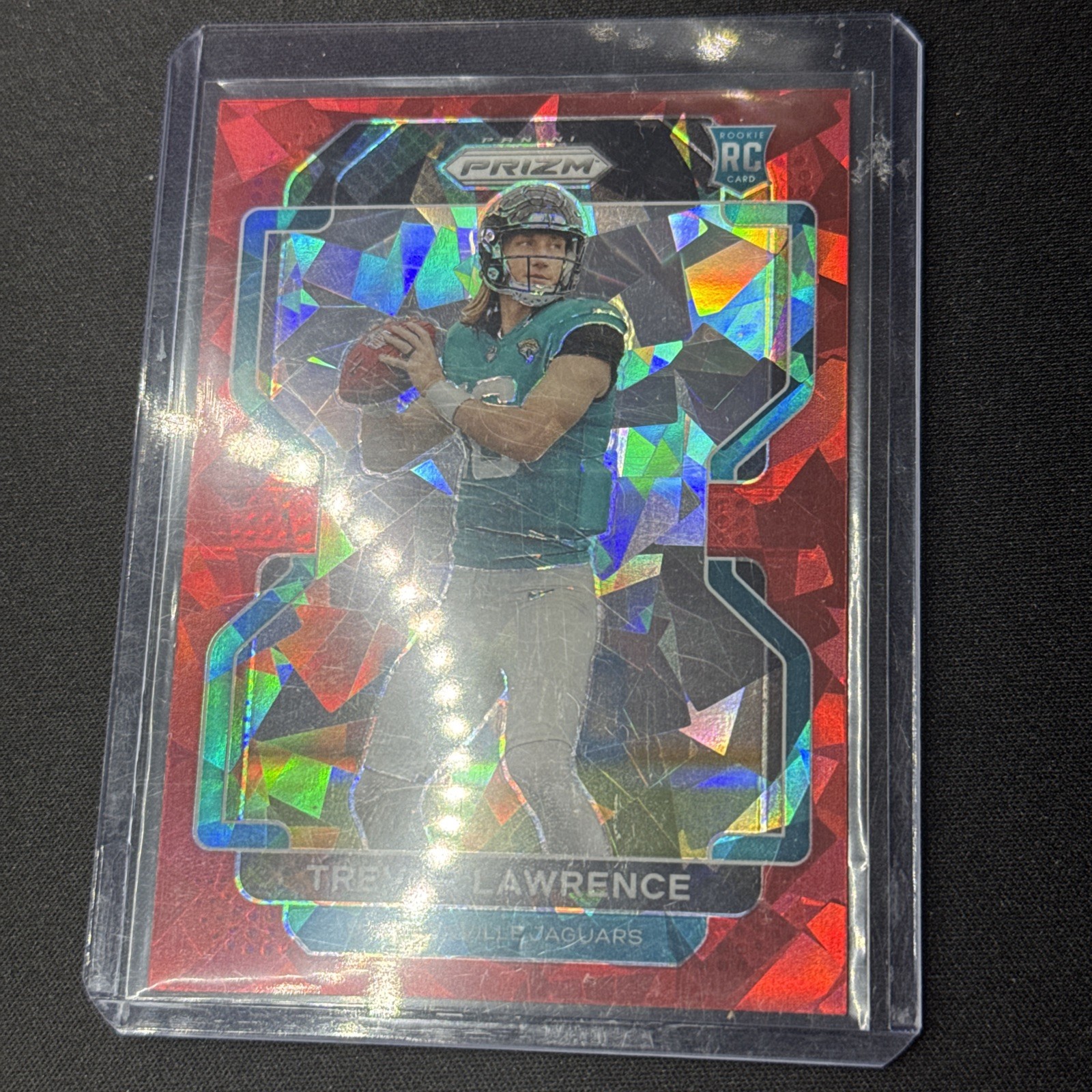 2021 Panini Prizm - Rookie Trevor Lawrence #331 Red Ice Prizm (RC)