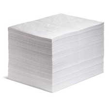 PIG Oil Mat - Oil-Only Absorbent Pad - 200 Count - 15" x 20" - 14 Oz Absorb